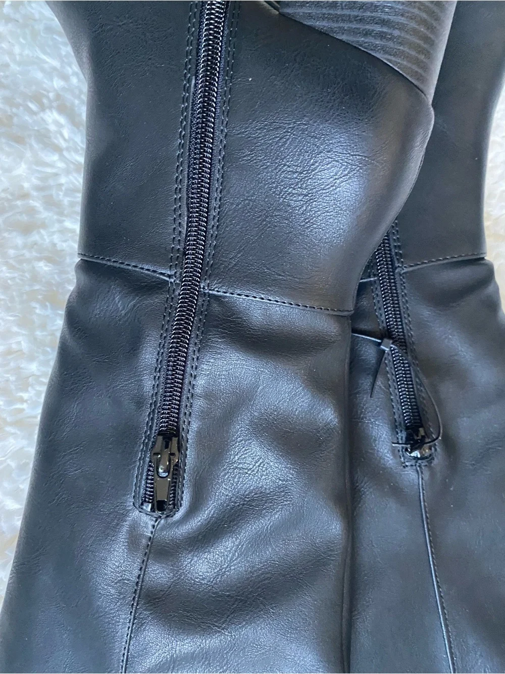 Zodiac Black Over-the-Knee Block Heel Boots